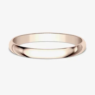 Womens 14K Rose Gold Wedding Band