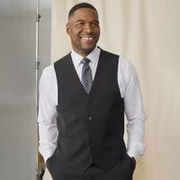 Collection By Michael Strahan Mens Stretch Fabric Modern Fit Suit Vests