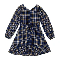 Trixxi Girl Little & Big Girls Long Sleeve A-Line Dress