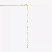 Made in Italy 14K Gold 16 - 18 Inch Solid Herringbone Chain Necklace