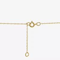 Girls 14K Gold Heart Pendant Necklace