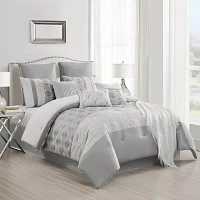 Eden & Oak Leighton 10-pc. Jacquard Midweight Comforter Set