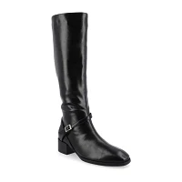 Journee Collection Womens Rhianah Stacked Heel Dress Boots