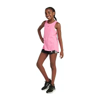 adidas Big Girls Embroidered Crew Neck Tank Top