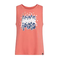 adidas Big Girls Crew Neck Tank Top