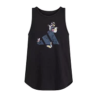 adidas Big Girls Crew Neck Tank Top