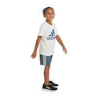 adidas Little Boys 2-pc. Short Set