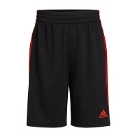 adidas Little Boys Mid Rise Knit Pull-On Short