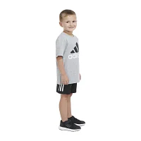 adidas Little Boys 2-pc. Short Set