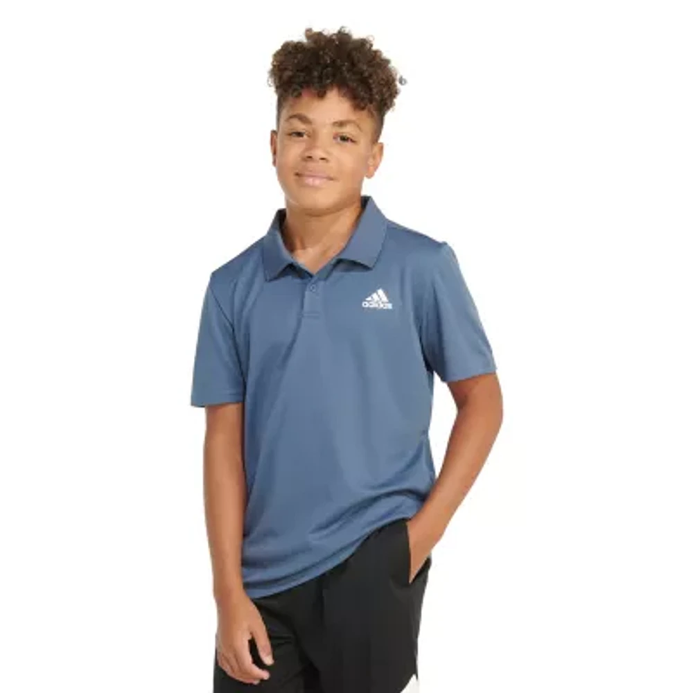 adidas Big Boys Short Sleeve Polo Shirt