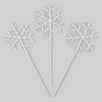 North Pole Trading Co. Snowflake 3-pc. Pick