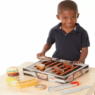 Melissa & Doug Grill & Serve Bbq Set Play Kitchens