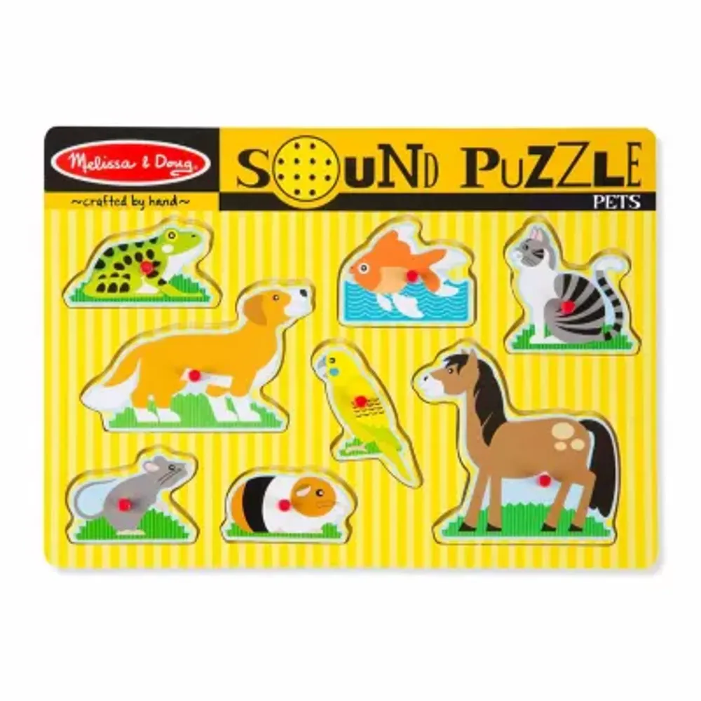 Melissa & Doug Pets Sound Puzzle Puzzle