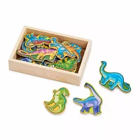 Melissa & Doug Wooden Dinosaur Magnets Discovery Toy