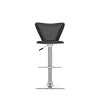 Curved Back Adjustable Bar Stools- Set of 2