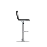 Curved Back Adjustable Bar Stools- Set of 2