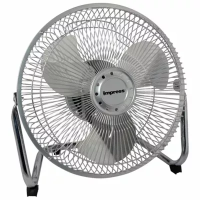 Impress 9-Inch All Metal High Velocity Fan- Silver Finish