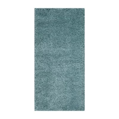 Safavieh Milan Collection Harper Solid Shag Indoor Rectangular Accent Rug