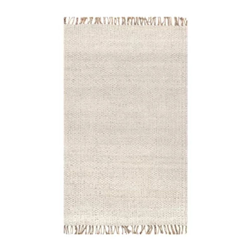 nuLoom Handmade Benavides Tassel Rectangular Rug