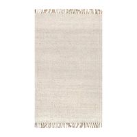 nuLoom Handmade Benavides Tassel Rectangular Rug