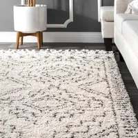 nuLoom Vasiliki Moroccan Tribal Tassel Area Rug