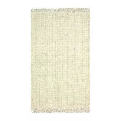 nuLoom Hand Woven Chunky Loop Jute Rug