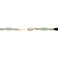 Genuine Green Jade Strand Bracelets