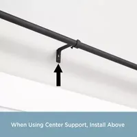 Kenney Industrial Style 3/4 Adjustable Curtain Rod