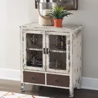 Gertie Distressed Accent Cabinet