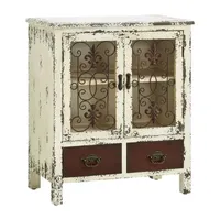 Gertie Distressed Accent Cabinet