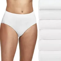 Hanes Ultimate™ Cool Comfort™ Cotton Ultra Soft 6 Pack Average + Full Figure Cooling Brief Panty 40h6cc