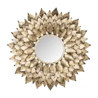 Safavieh Provence Sunburst Wall Mount Round Wall Mirror