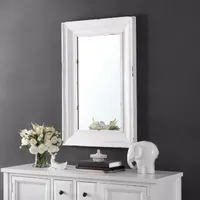 Safavieh Linsa Wall Mount Rectangular Beveled Decorative Wall Mirror