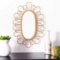 Safavieh Rime Wall Mount Oval Wall Mirror