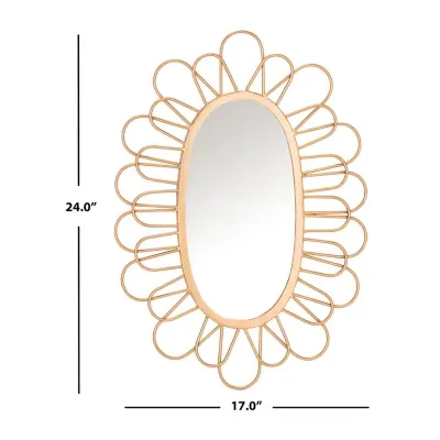 Safavieh Rime Wall Mount Oval Wall Mirror