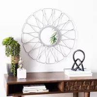 Safavieh Luck Wall Mount Round Decorative Wall Mirror