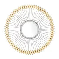 Safavieh Rulan Wall Mount Round Decorative Wall Mirror