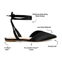 Journee Collection Womens Theia Pointed Toe Ballet Flats