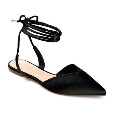 Journee Collection Womens Theia Pointed Toe Ballet Flats