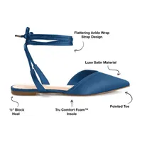 Journee Collection Womens Theia Pointed Toe Ballet Flats