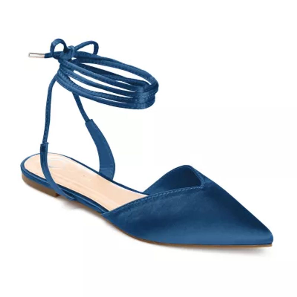 Journee Collection Womens Theia Pointed Toe Ballet Flats
