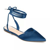 Journee Collection Womens Theia Pointed Toe Ballet Flats