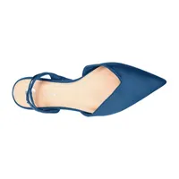 Journee Collection Womens Theia Pointed Toe Ballet Flats