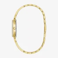 Bulova Marc Anthony Modern Bangle Womens Diamond Accent Gold Tone Stainless Steel Bangle Watch 97p164