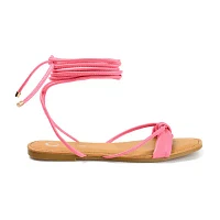 Journee Collection Womens Jiyrie Flat Sandals