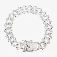 Stainless Steel 8 1/2 Inch Solid Link Link Bracelet