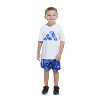 adidas Little Boys 2-pc. Short Set