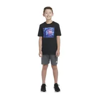 adidas Boys Crew Neck Short Sleeve Graphic T-Shirt