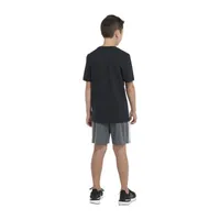 adidas Boys Crew Neck Short Sleeve Graphic T-Shirt