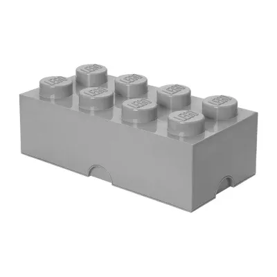 LEGO Storage Brick 8 Medium Stone Grey
